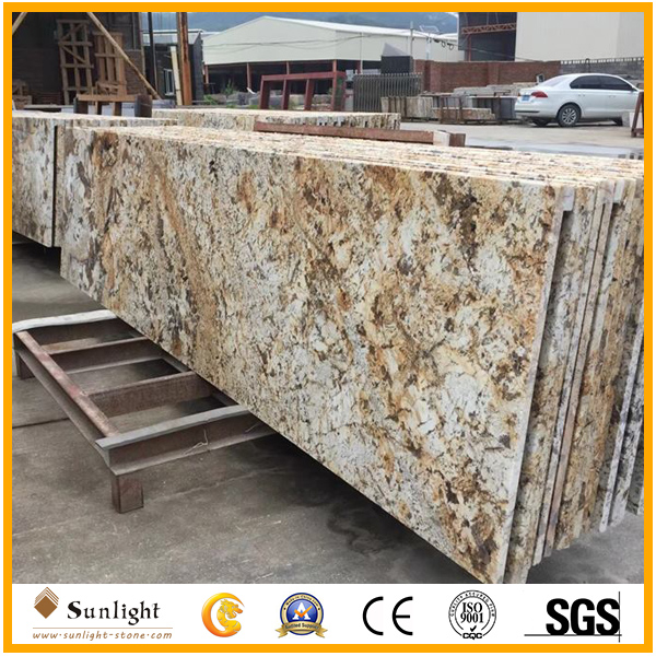 fantasy gold granite kitchen countert