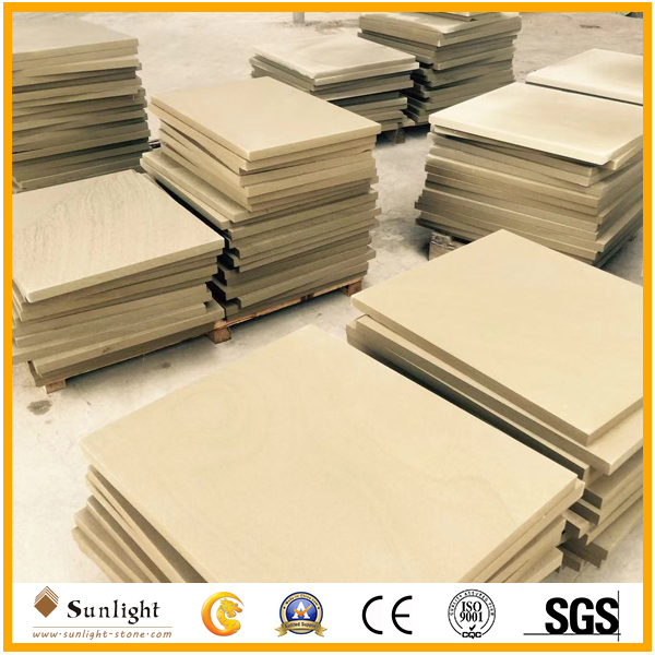 yellow sandstone tiles