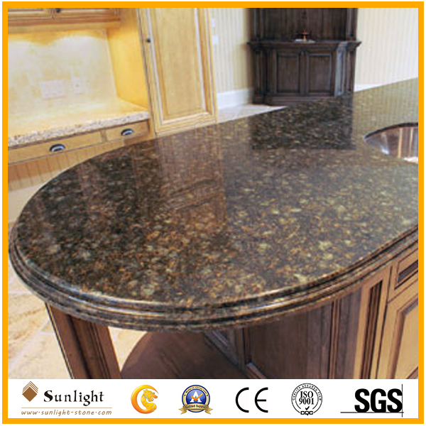 butterfly green granite island top