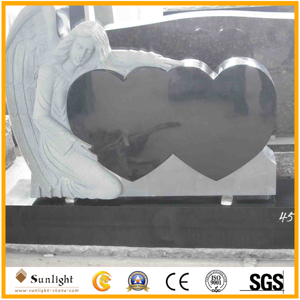 tombstone with heart