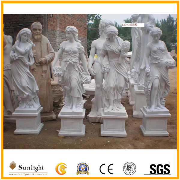 white marble sculpture