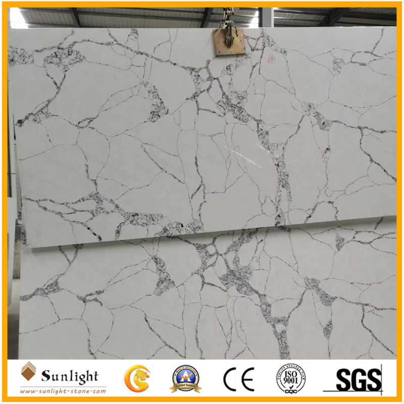 Calattaca White Artificial Stone Kitc