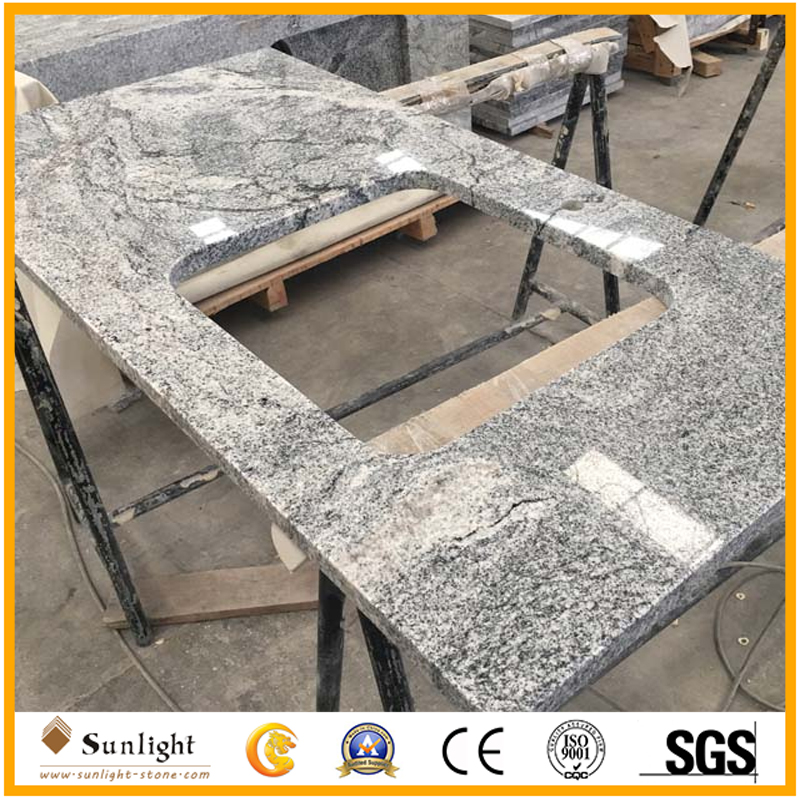 China Viscount White Granite Kitchen 