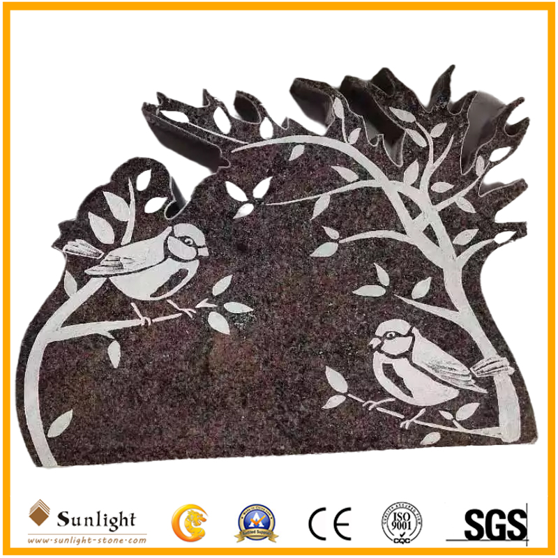 Granite Custom Plaque with Beauty Mou