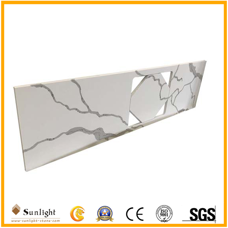 Calacatta White Quartz Countertop