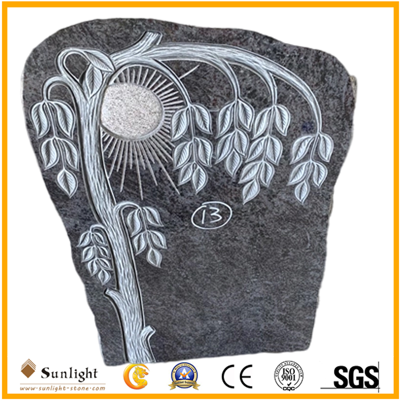 Cremetery Garden with Flower Tree Sha