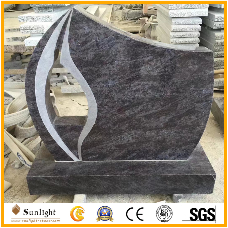 Orion Blue Granite Headstone