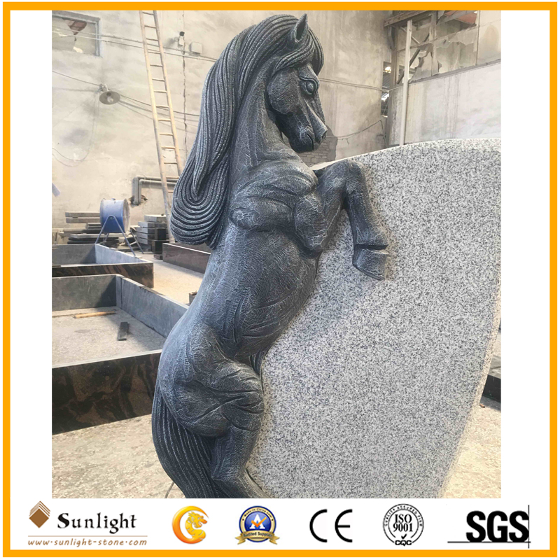 Large Horse Tombstone